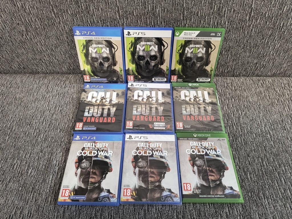 Call of Duty Modern Warfare 2, Vanguard , Cold War Xbox one X PS4 PS5
