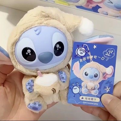Labubu stitch мягкая игрушка стич случайный цвет лабубу ститч детей