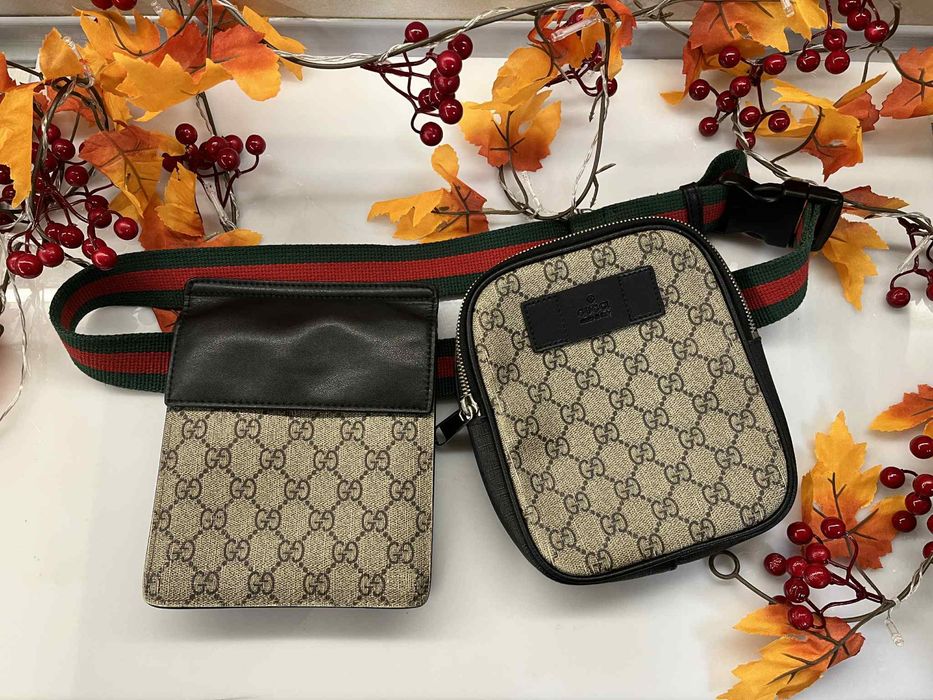 Оригинален Gucci колан с чанта за кръста