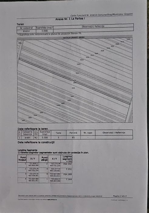 Teren agricol 1,435ha Gropeni 11500€