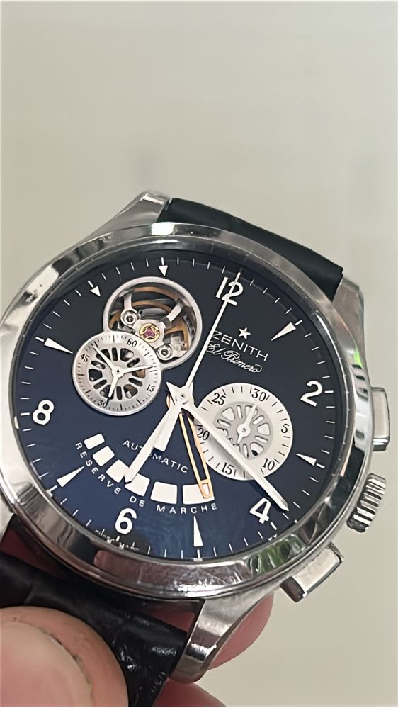Zenith Class El Primero T Open Power Reserve Сталь