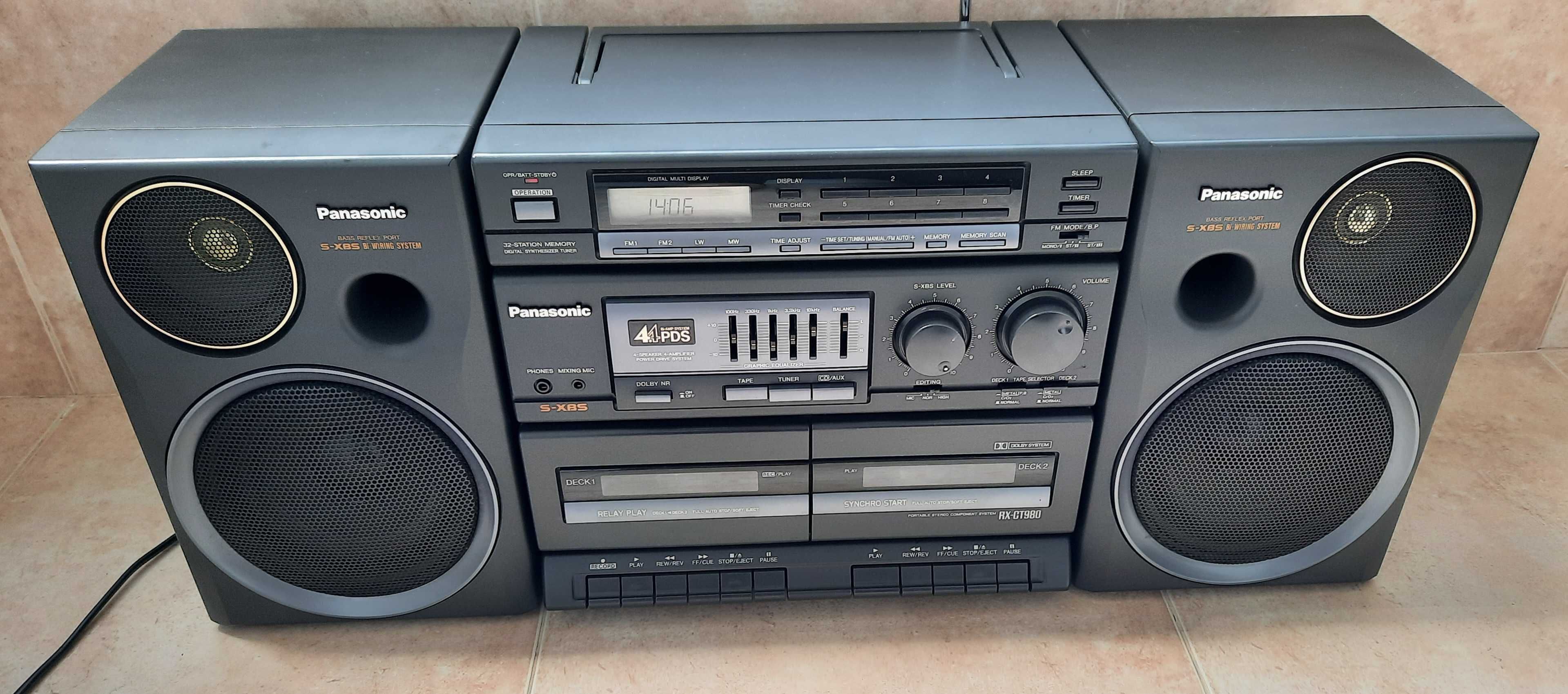 Panasonic RX-CT980-legend boombox-радиокасетофон