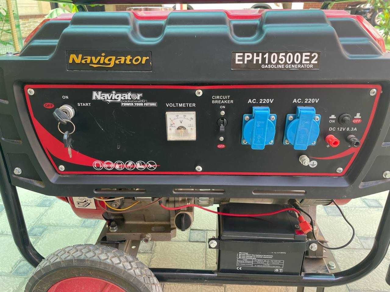 Бензогенератор Navigator 7,5 кВт (25 L) в отличном состоянии