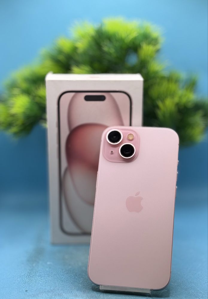 ГАРАНЦИОНЕН!!! Apple iPhone 15, 128GB, 5G, Pink