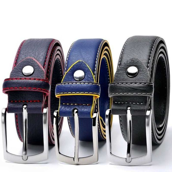 Curea de piele Casual Busines L=130cm. Design Italian! Noi!