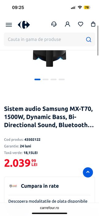 Boxa Samsung Mx-T70