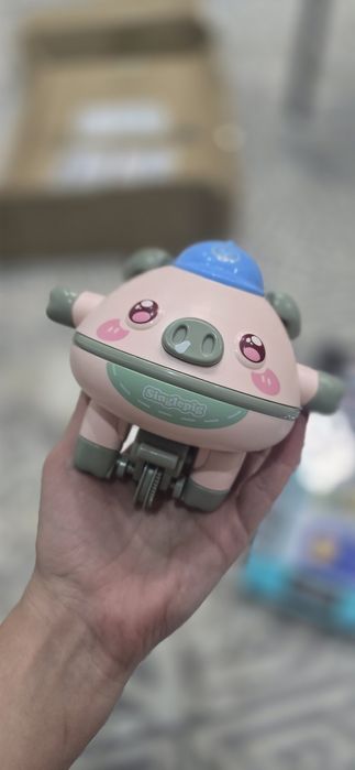 Хрюшка ходит по канату новая в коробке