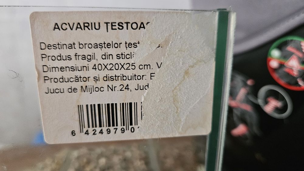 Acvariu / terariu pentru broscuțe țestoase