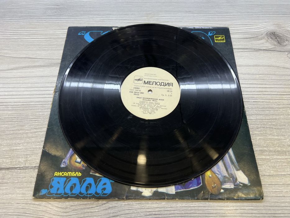 Виниловая пластинка группы yalla