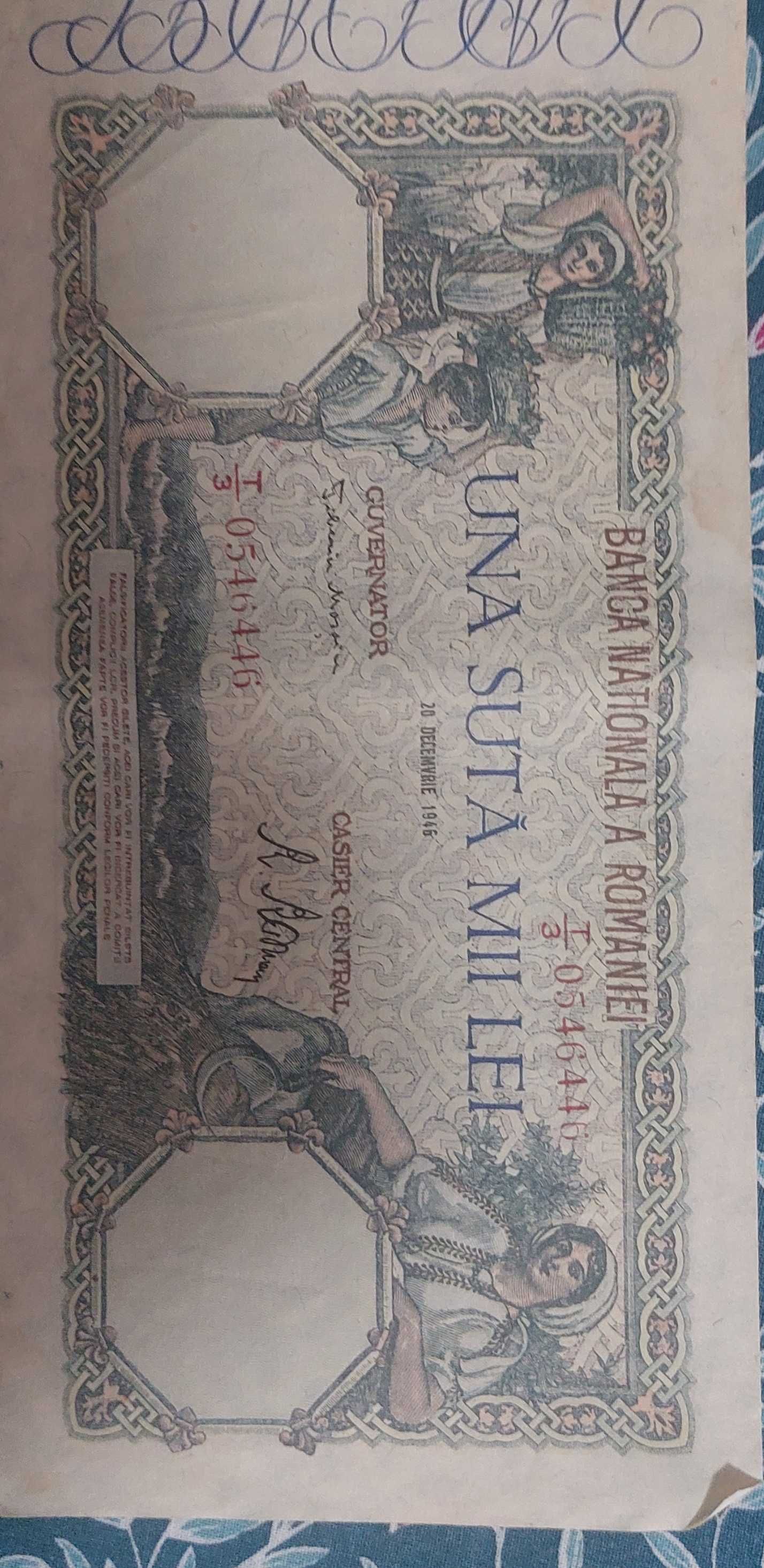 Bancnote 100 lei din anii 1945/1946