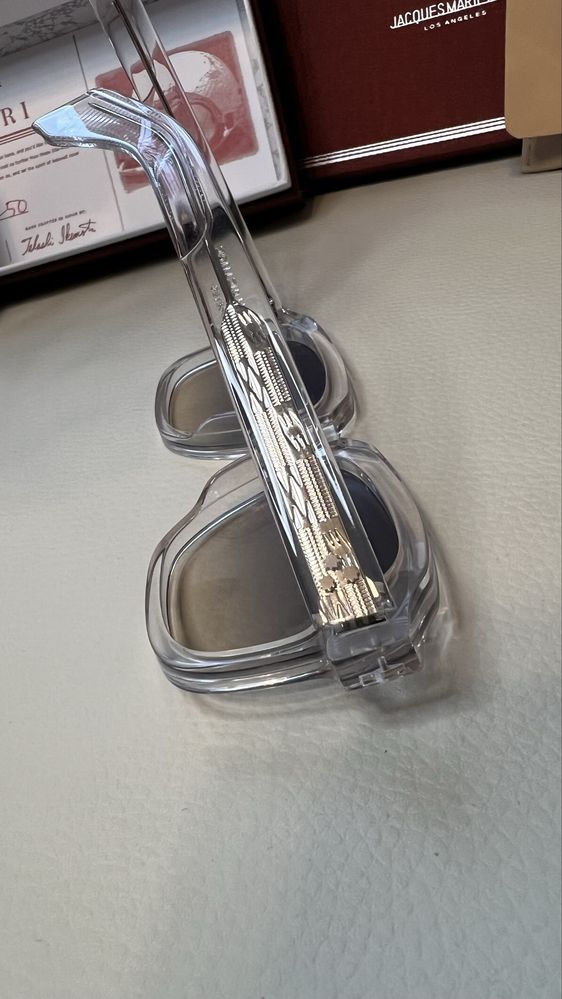 Jaques Marie Mage JMM Union ochelari de soare noi transparent