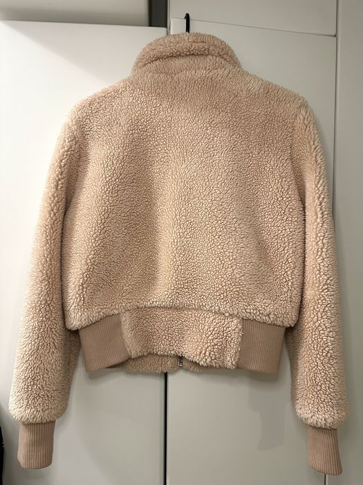 Geaca teddy roz pudrat XS