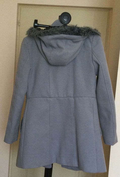 Palton gri , stofa