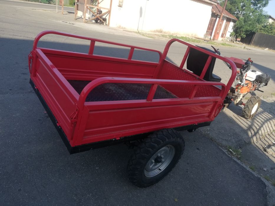 Vand motocultor cu remorca