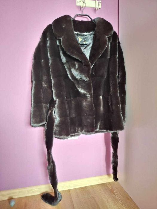 Палто от естествена норка