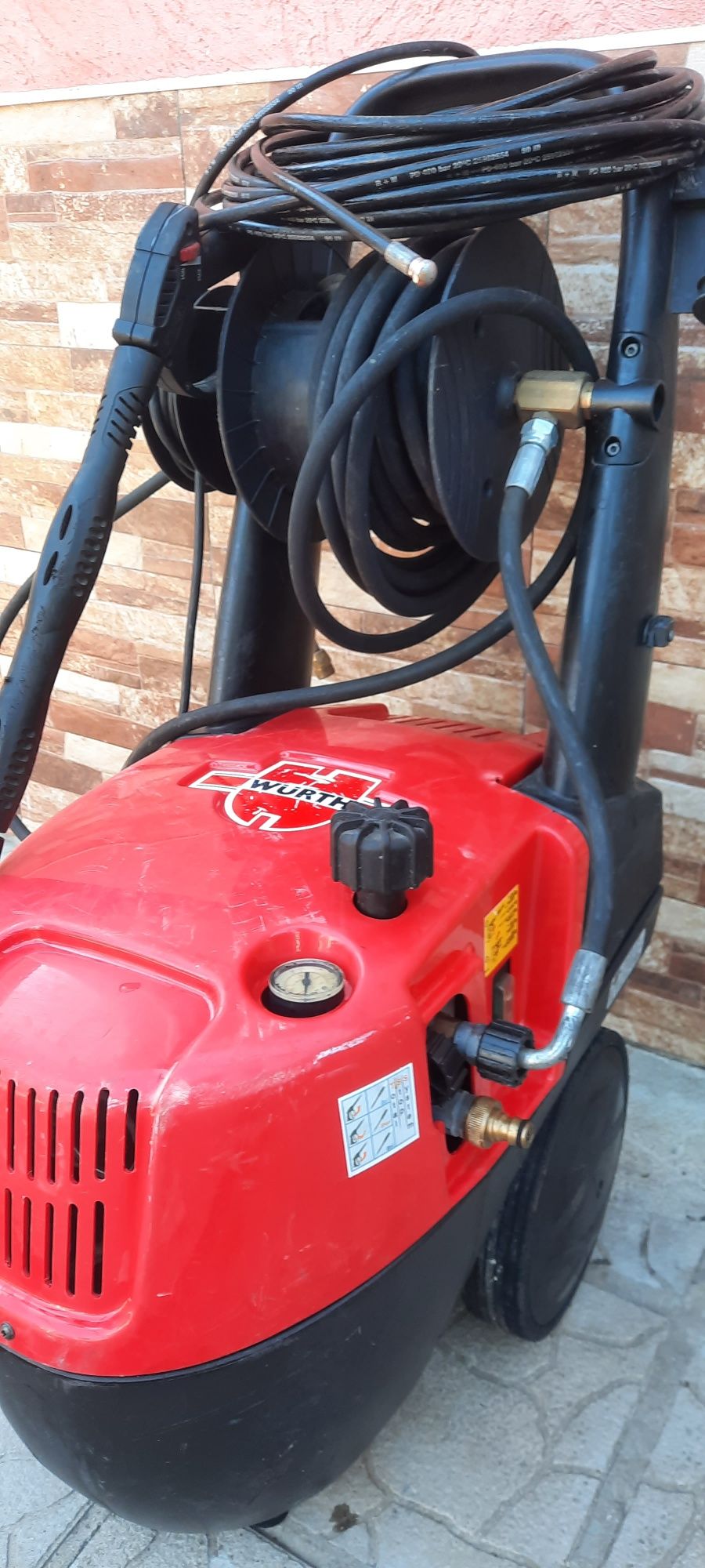 Водоструйка Wurth 160bar12/min220V Машина за Отпушване на канали