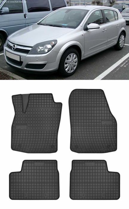 Гумени стелки Frogum съвместими с Opel Astra III H 2004-2014