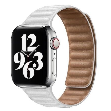 Кожена Магнитна Каишка за Apple Watch 8 Ultra 7 6 SE 5 4 44 40mm