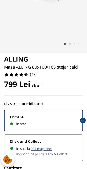 Masa pliabila 80/100/163