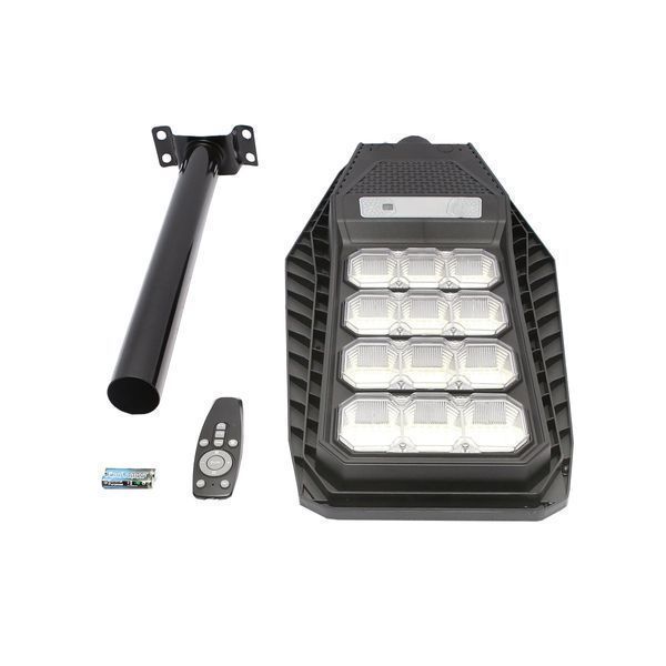 Соларна led лампа за улично осветление 200w, 6500k, ip65 със слънчев п