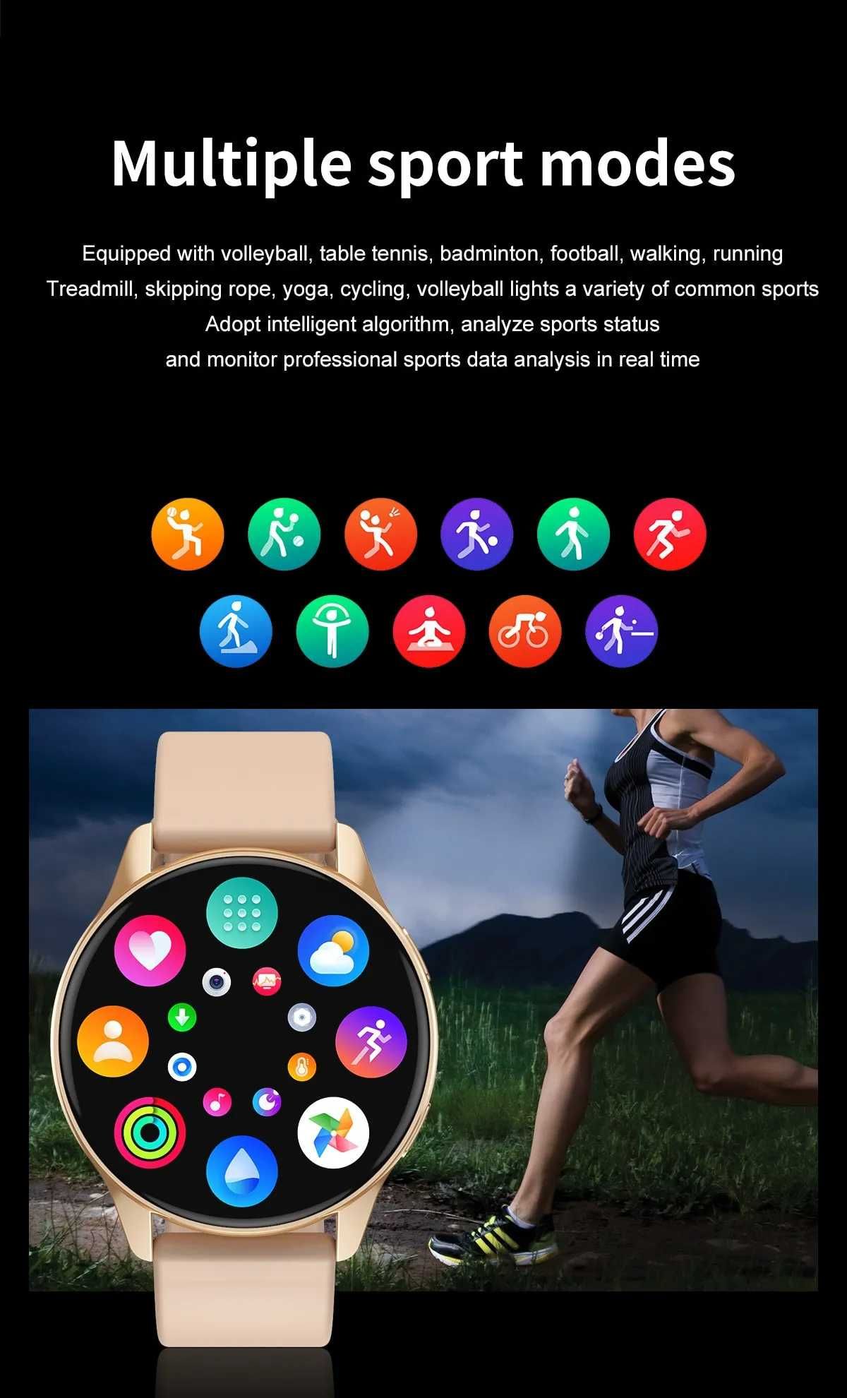Huawei Style Smartwatch T2Pro,Смарт часовник,Фитнес гривна,IOS Android