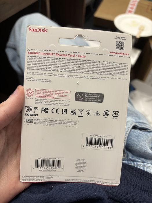 Card MicroSD Nintendo Switch 2 Sandisk 128/256 Gb Mario Sonic Pikachu