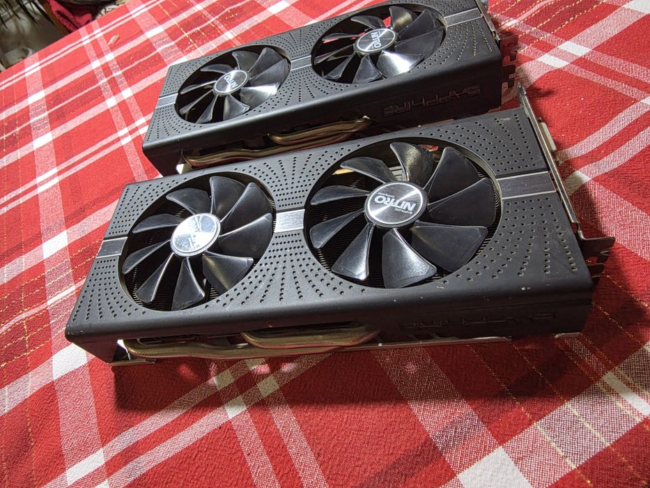 Placa video Saphire Rx 580 Nitro, 4gb, stare perfecta de functionare