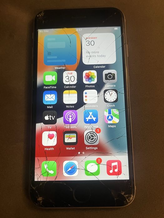 Iphone 6S black/silver