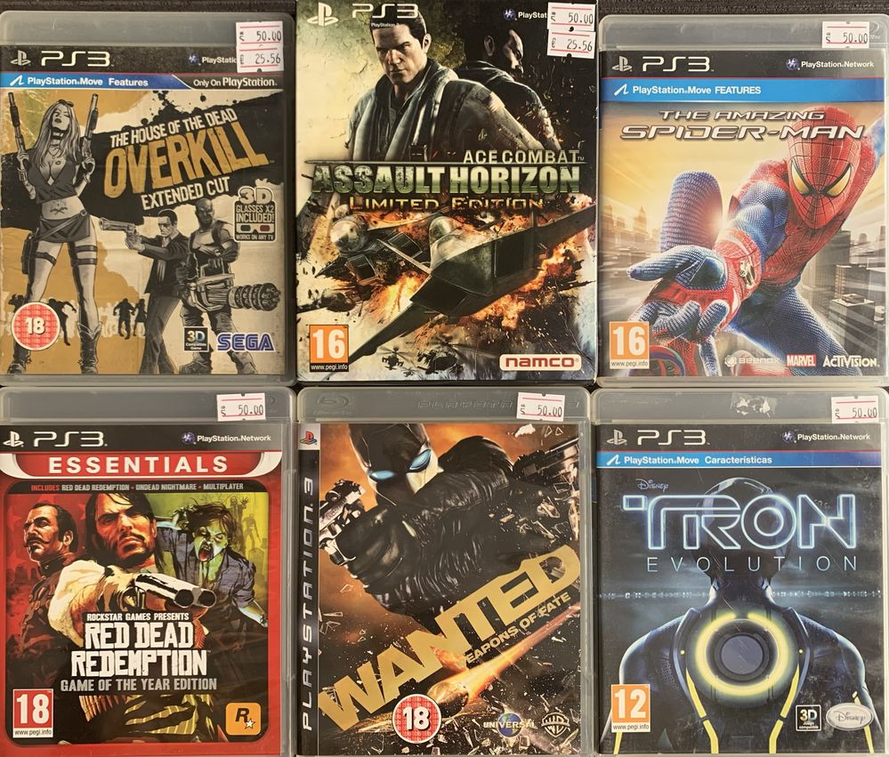 PS3/ Playstation игри, Overkill,Ace combat assault horizon, Spider man