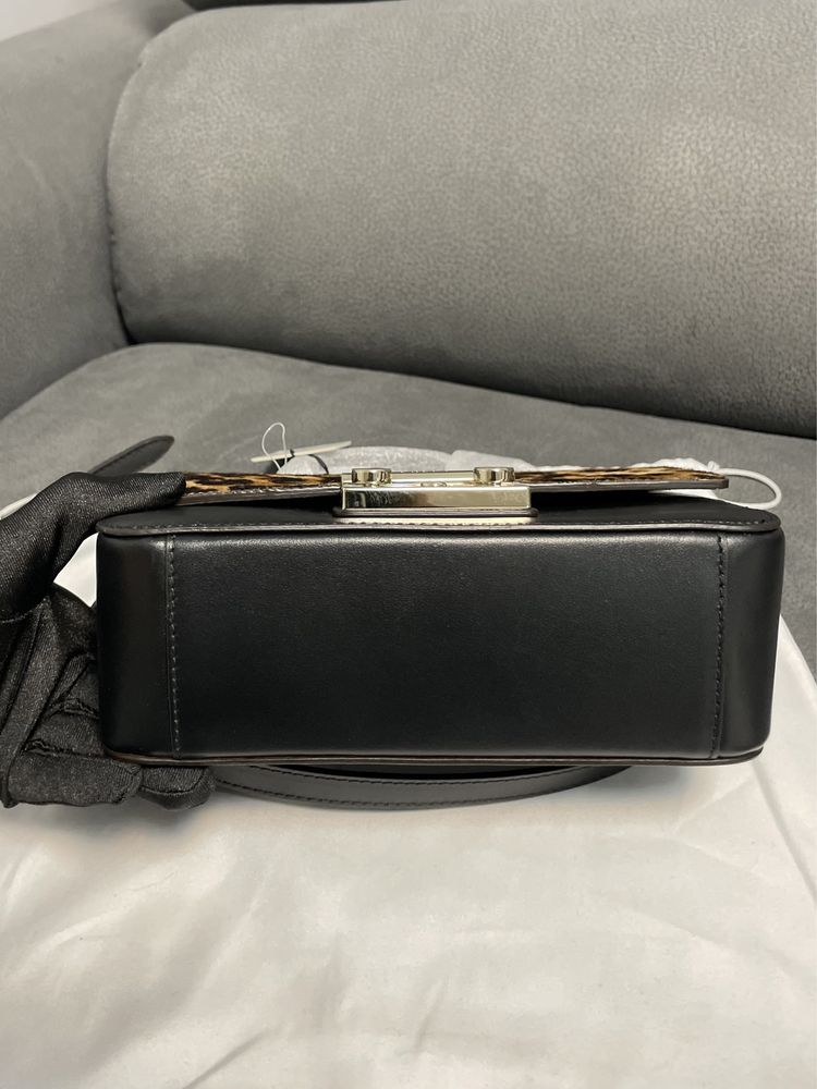 Furla Metropolis чанта с животински леопардов принт