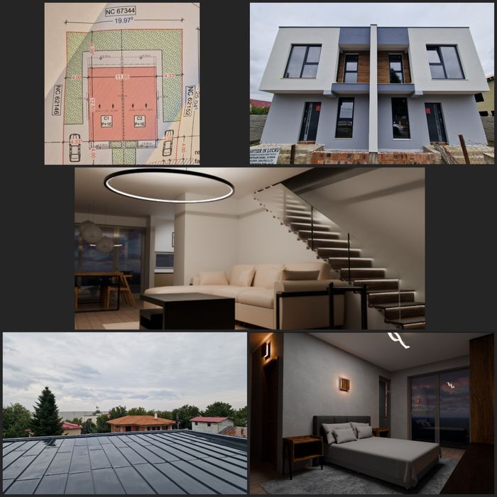 Casa tip duplex de vânzare / Mogoșoaia la 800m de parc / pers fizica