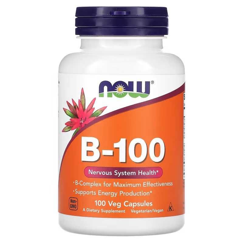 NOW Foods Now L-Ornithine L-орнитин B1  B100 Б1 Б100 B-1 B-100