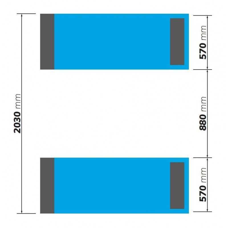 Elevator foarfeca model ingropat, capacitate 3.5t