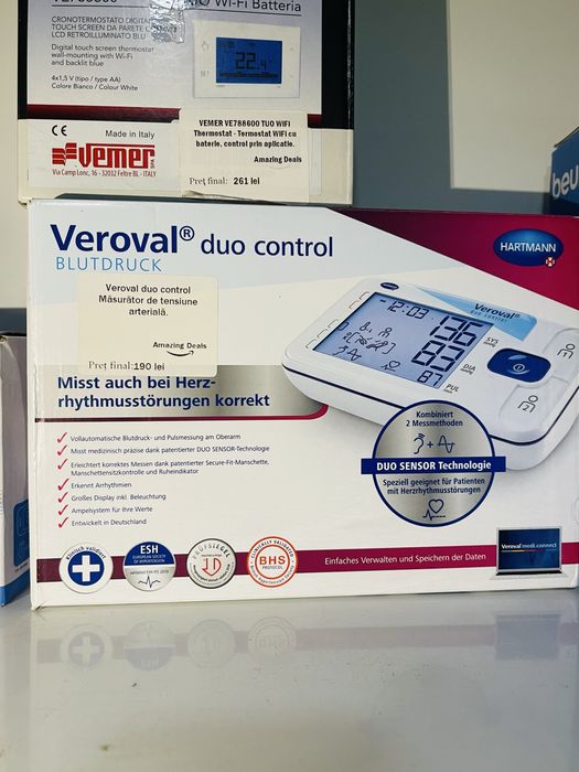 Verosol Duo control - Masurator de Tensiune Arteriala