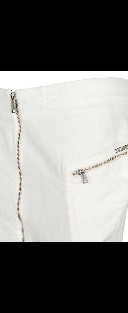 Пола Guess бяла с цип