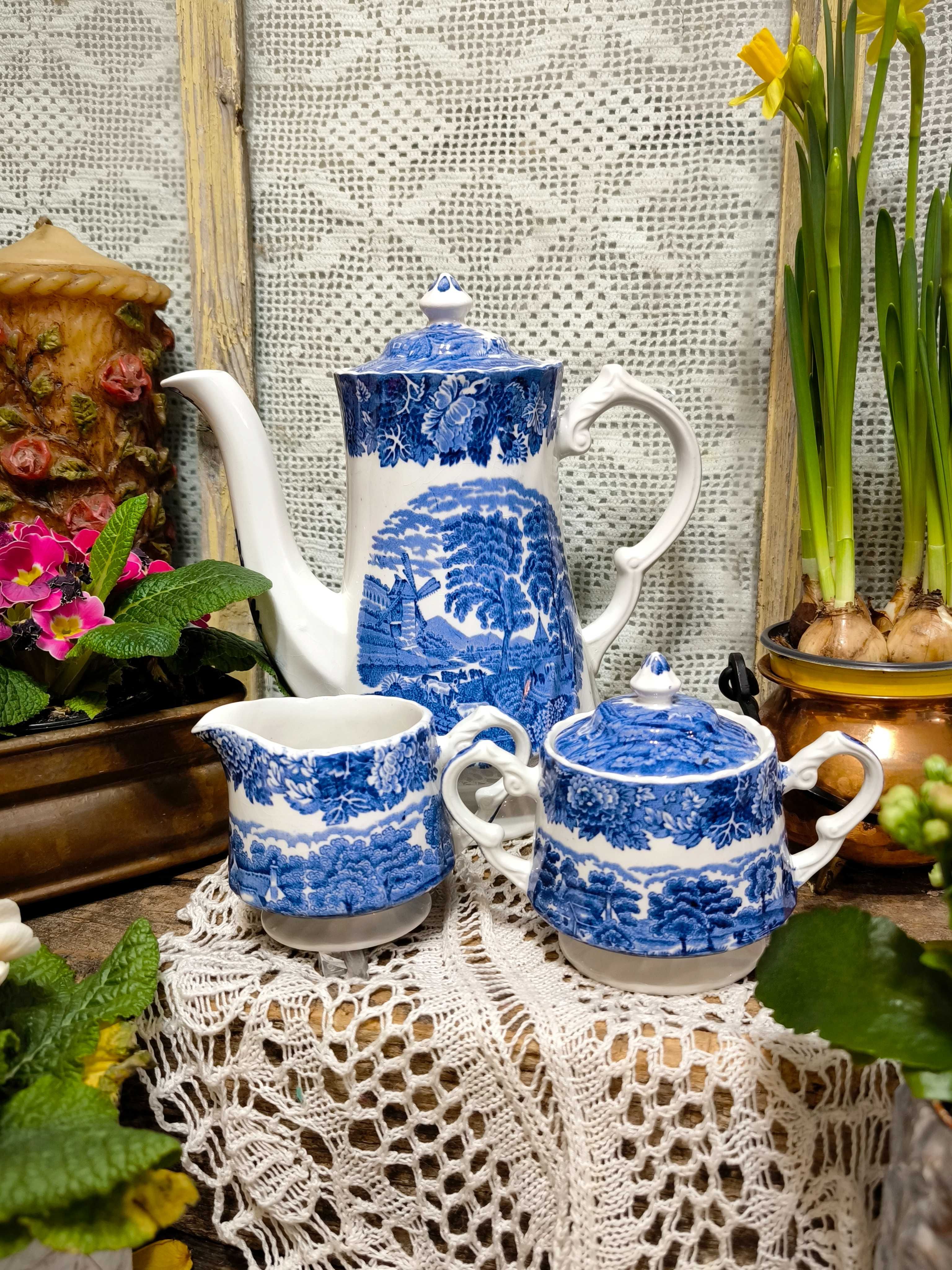 Английски порцеланов сервиз WOODS WARE "English Scenery"