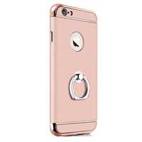 Husa pentru Apple iPhone 6/6S, GloMax 3in1 Ring PerfectFit, Rose-Gold
