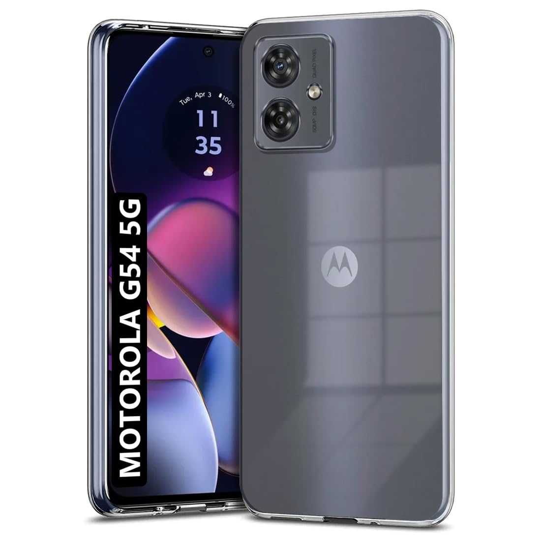 Motorola G54 5G / G54 Power - Силиконов Прозрачен Кейс Гръб 0.5MM