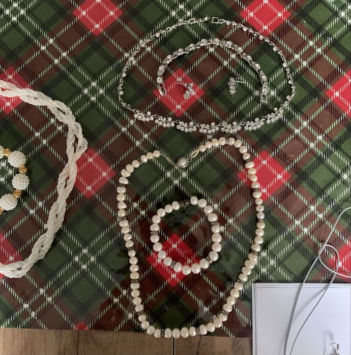 Аммонит, Натуральный речной жемчуг , кулон и разная бижутерия