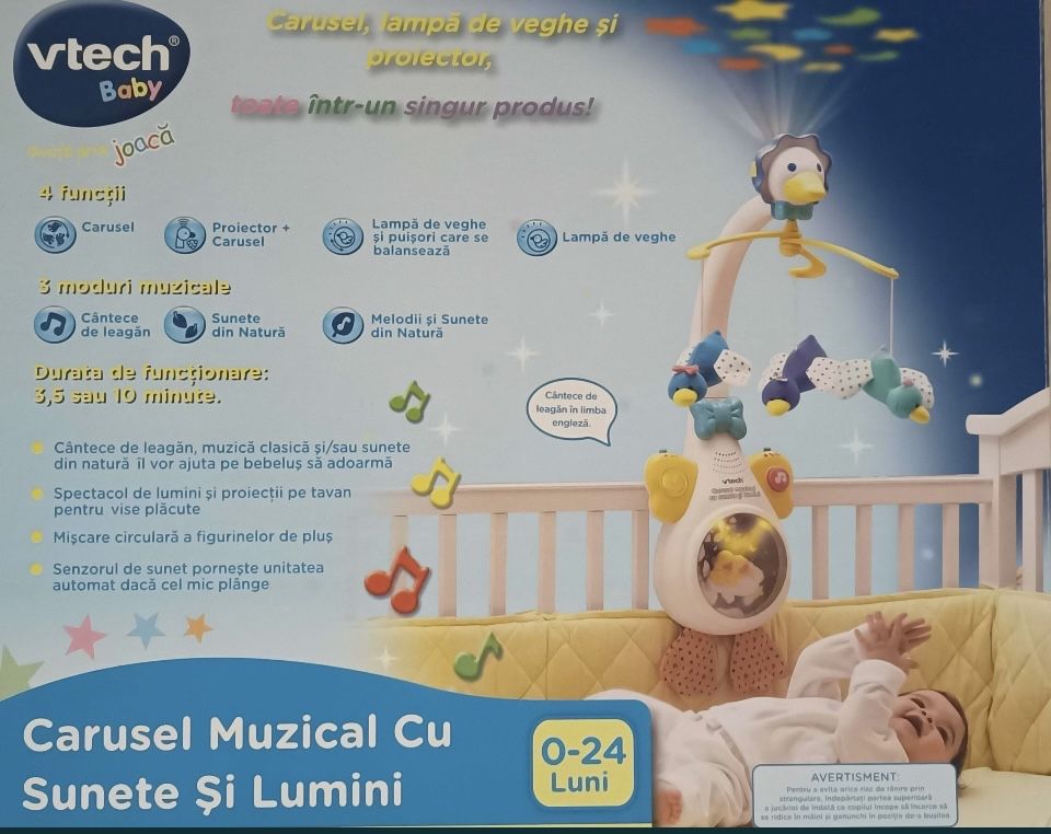 Carusel vtech pentru patut