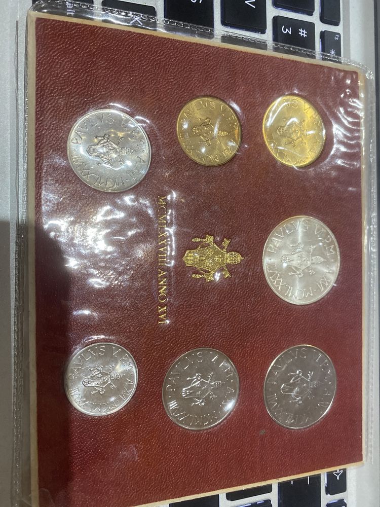 Seturi monede comemorative Vatican, includ monede de argint