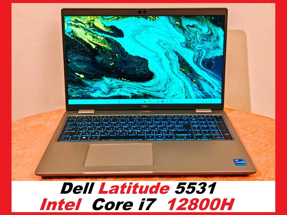 Dell Latitude 5531/Core i7-12800H/16GB DDR5/512GB SSD/Iris Xe/15.6 IPS