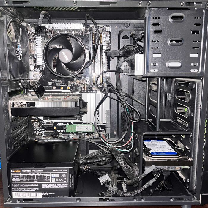 Бюджетен Геймърски Компютър: Ryzen 5, GTX 1050 Ti, 16GB RAM, SSD+HDD