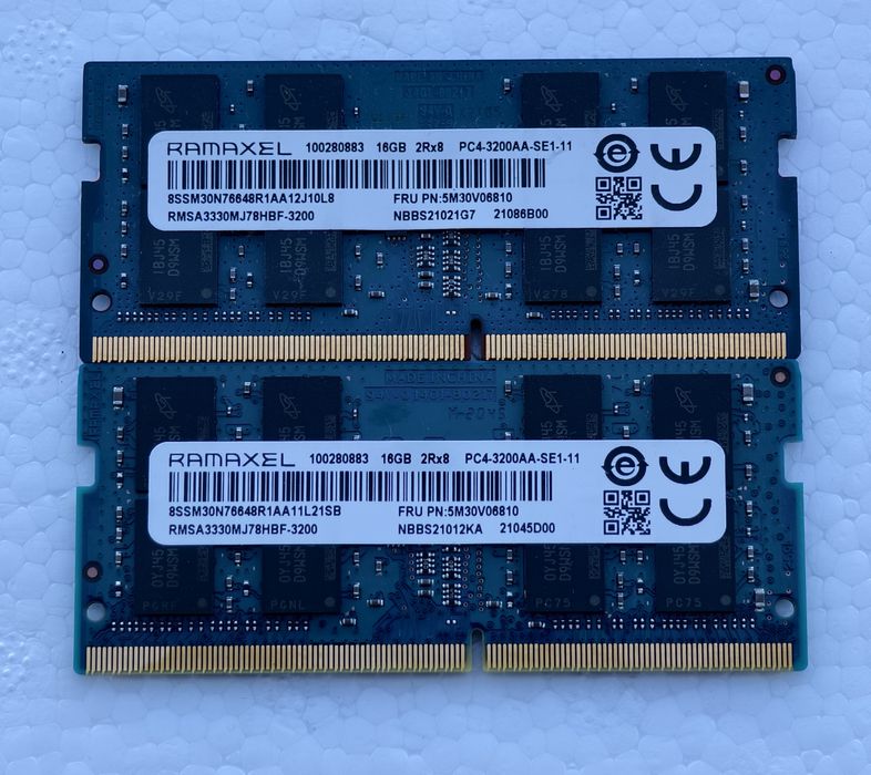 Kit  32gb RAM 3200mhz, laptop