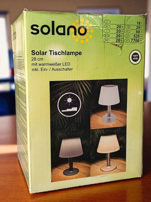 Lampa solara nou Sigilata