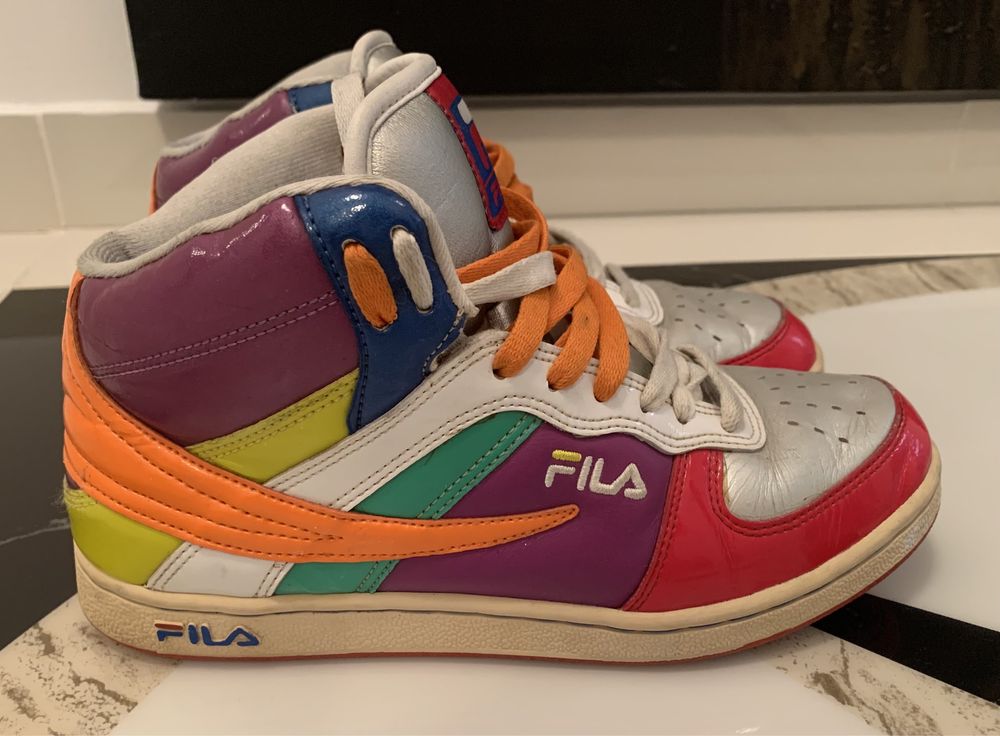 Ghete/ adidasi/ sneakers FILA din piele, mărimea 37