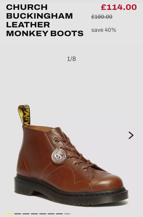 Ghete Dr.Martens piele naturală Nr.44