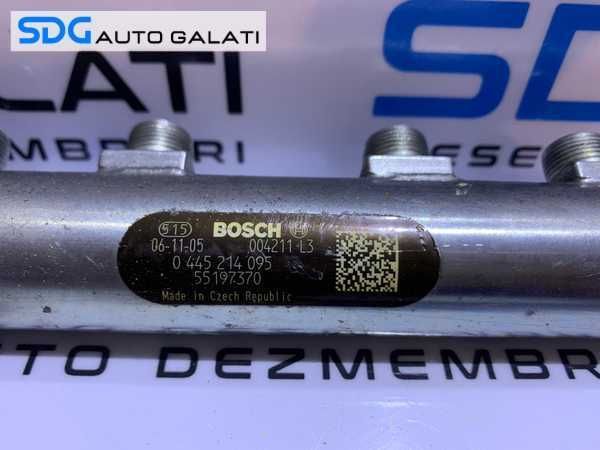 Rampa Presiune Injectoare cu Senzor Regulator Saab 9-3 93 1.9 TiD 120CP 2004 - 2015 Cod 55197370 0445214095