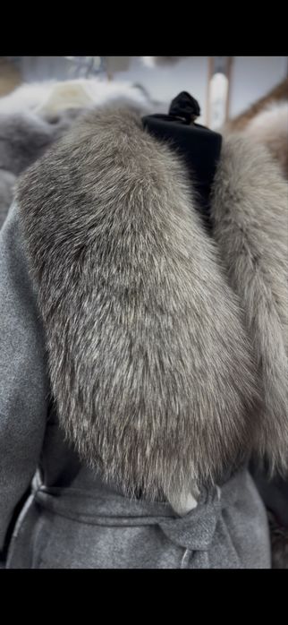 Palton alpaca blana naturala