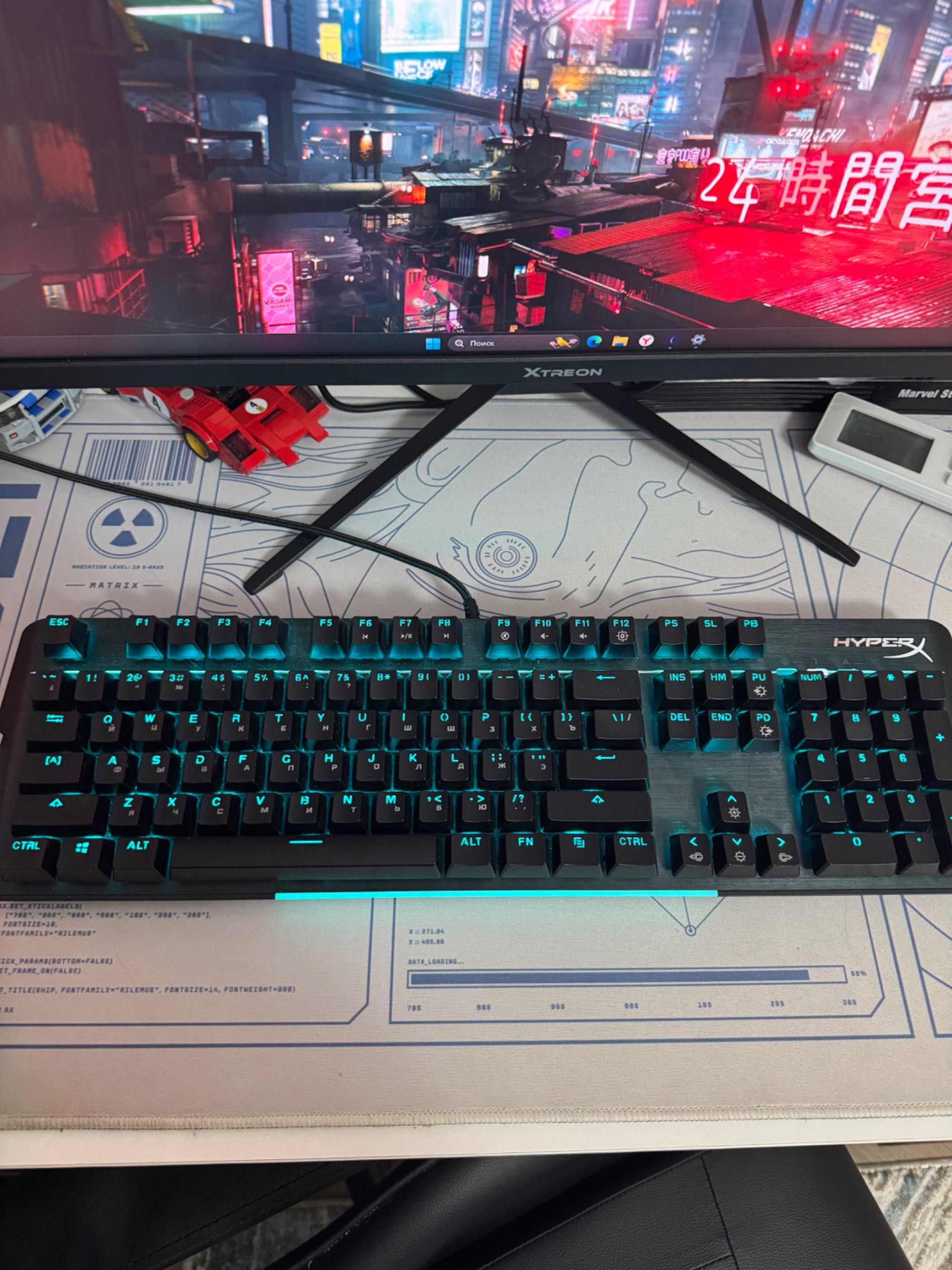 Механическая клавиатура Hyperx alloy mkw100